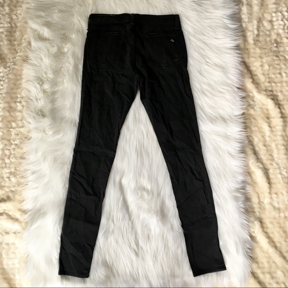 Distressed Rag & Bone Skinny Jeans - Picture 6 of 8